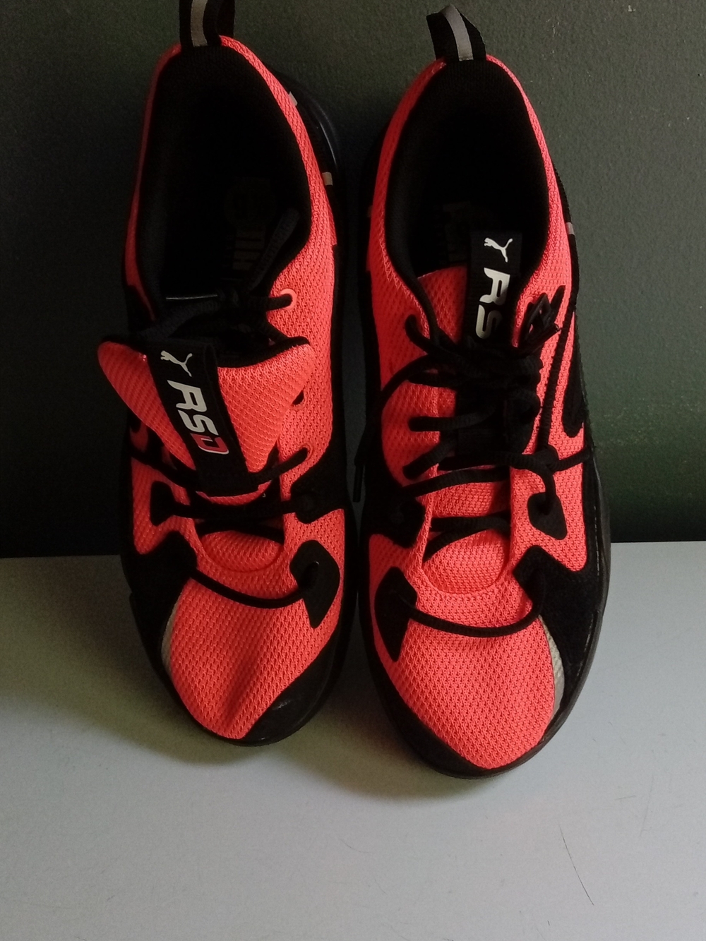 Puma RS-Dreamer J. Cole Basketball Shoes Neon Coral Black 193990-03 Mens 9.5